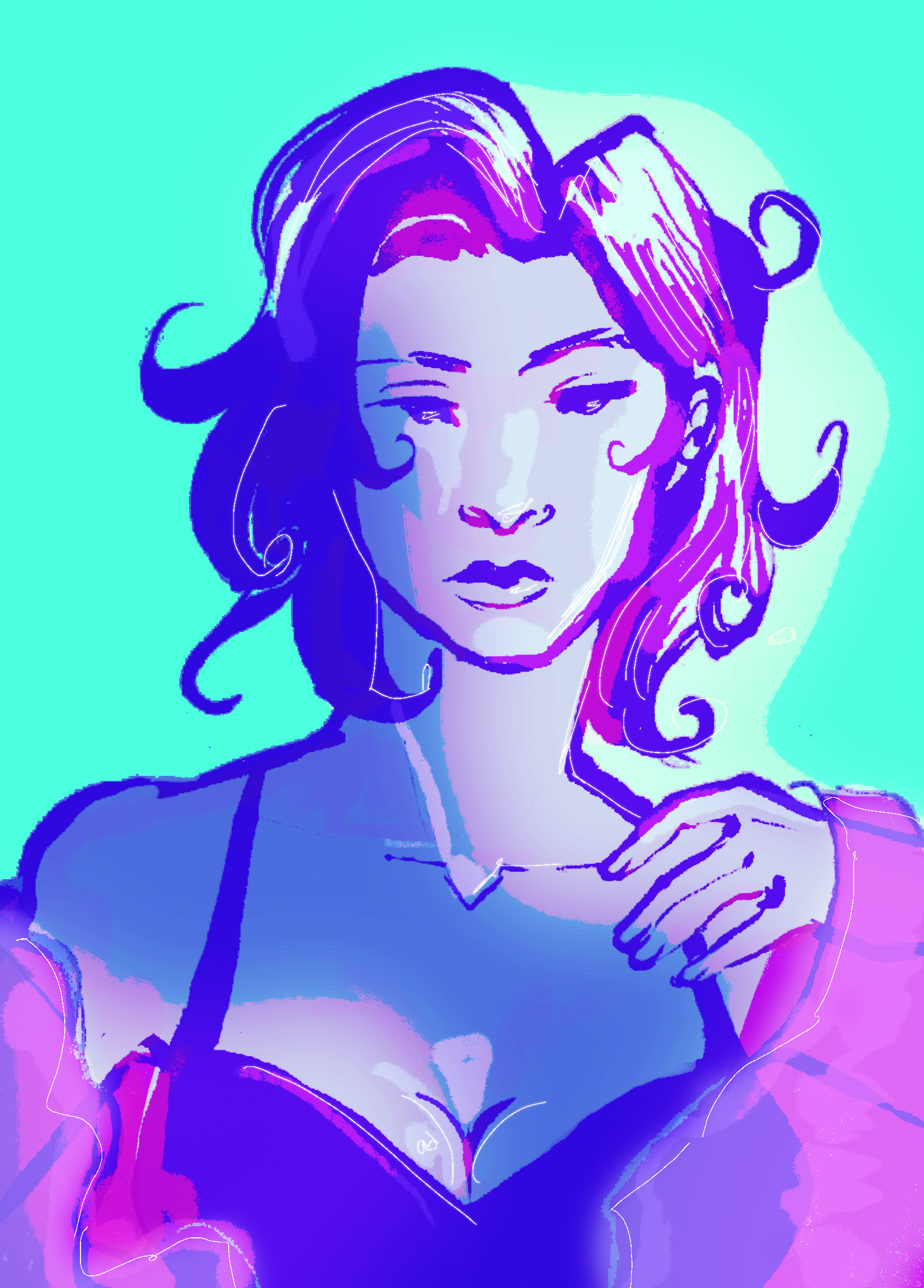 artfight attack of my friend Rosamie