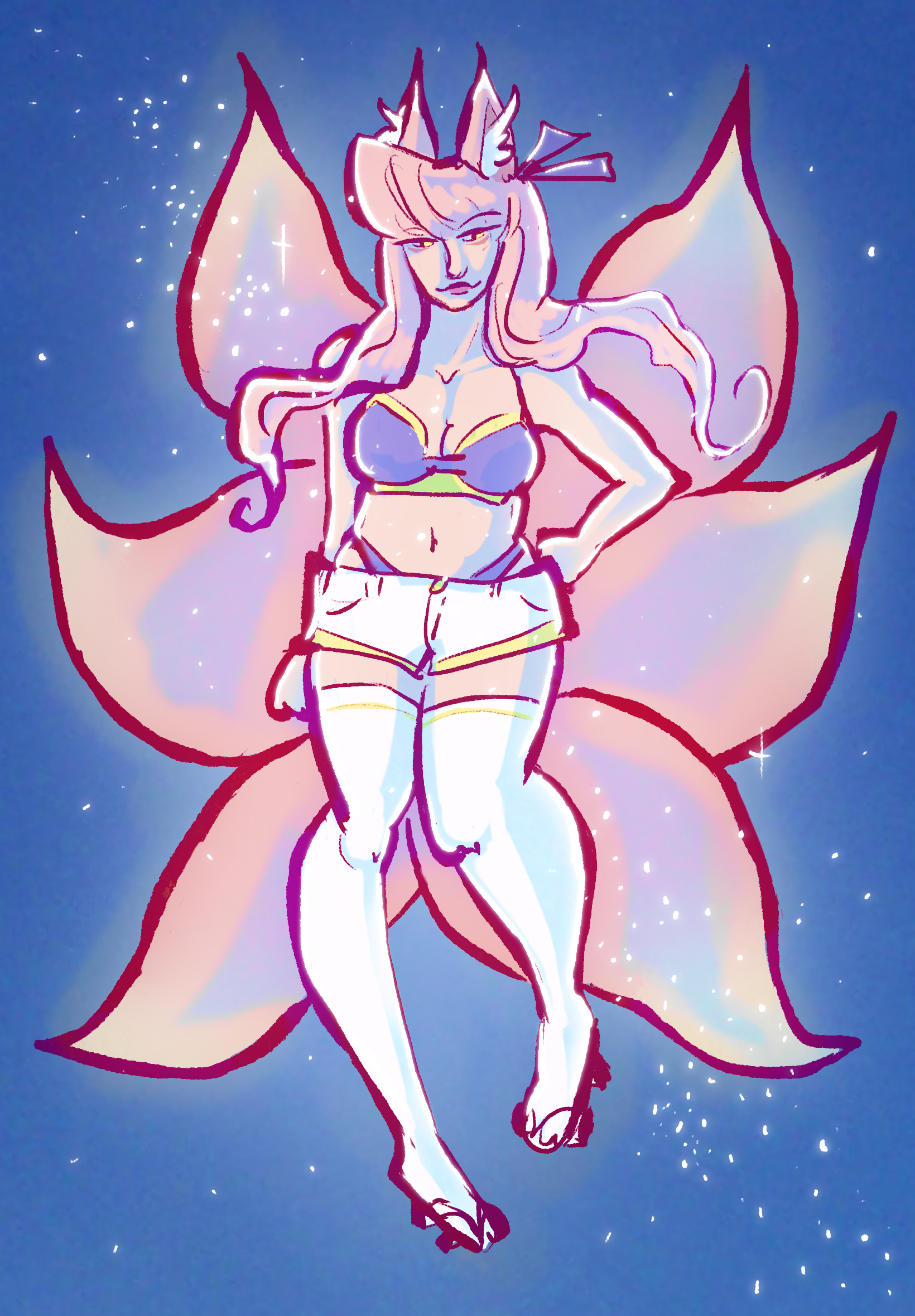 artfight attack of my friend LittleGhostUwU